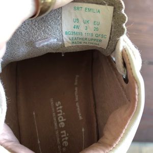 Stride Rite baby shoes